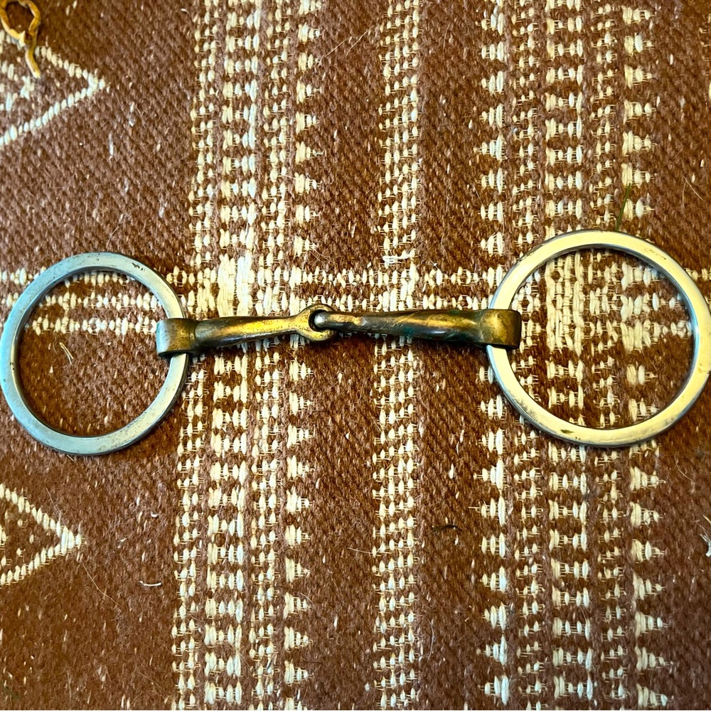 Heavy duty quality o ring loose snaffle bit